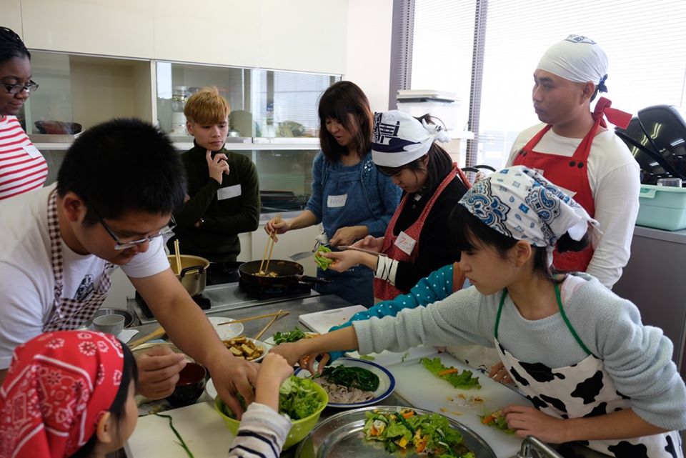 以前の料理教室 previous cooking class